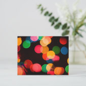 Carte Postale Lumières de Noël (Debout devant)