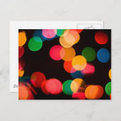 Carte Postale Lumières de Noël (Devant / Derrière)