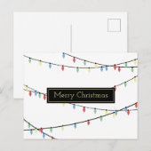 Carte Postale Lumières de Noël (Devant / Derrière)