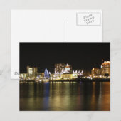 Carte Postale Lumières de port de Victoria (Devant / Derrière)