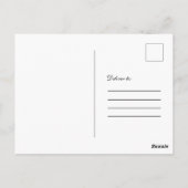 Carte Postale Lumières dentelle bleu Faire-part de graduation (Dos)