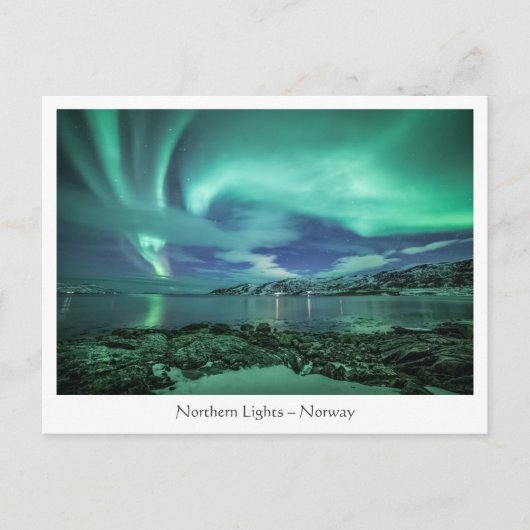 Carte Postale Lumières du Nord (Devant)