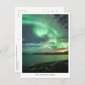 Carte Postale Lumières du Nord (Devant / Derrière)