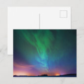 Carte Postale Lumières du Nord canadien (Devant / Derrière)