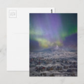 Carte Postale Lumières du Nord canadien (Devant / Derrière)