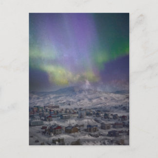 Carte Postale Lumières du Nord canadien
