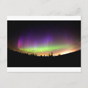 Carte Postale Lumières du Nord Ciel d'Alaska Nuit