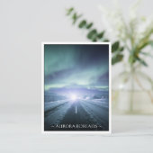 Carte Postale Lumières du Nord Finlande (Debout devant)