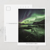 Carte Postale Lumières du Nord Norvège (Devant / Derrière)