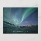 Carte Postale Lumières du Nord Norvège (Devant)