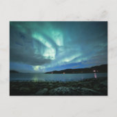 Carte Postale Lumières du Nord Norvège (Devant)