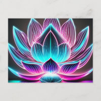 Lumières laser néon EDM Fleur de lotus Illuminatio