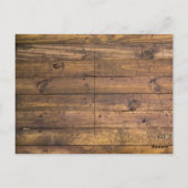 Carte Postale Luminaires à crémaillère rustique en bois (Dos)