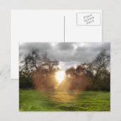 Carte postale lumineuse (Devant / Derrière)