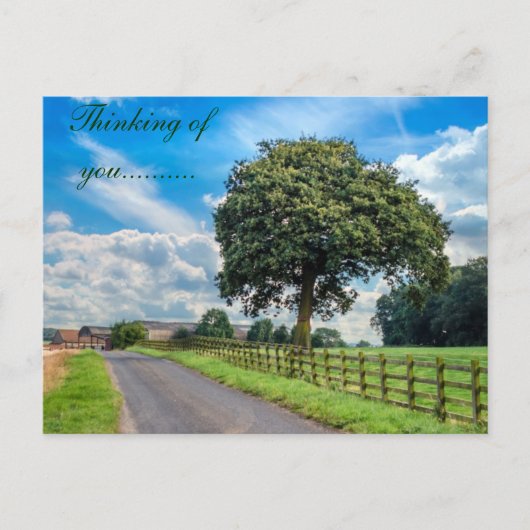 Carte postale lumineuse d'arbre (Devant)