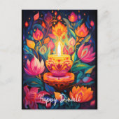 Carte Postale Lumineuse Diwali Splendor (Devant)
