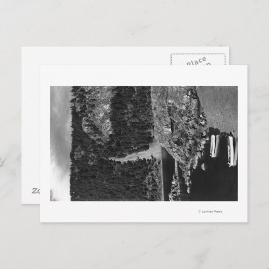 Carte Postale Lummi Island, WA - Lummi Rocks Vue avec ligne (Devant / Derrière)