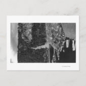 Carte Postale Lummi Island, WA - Lummi Rocks Vue avec ligne (Devant)