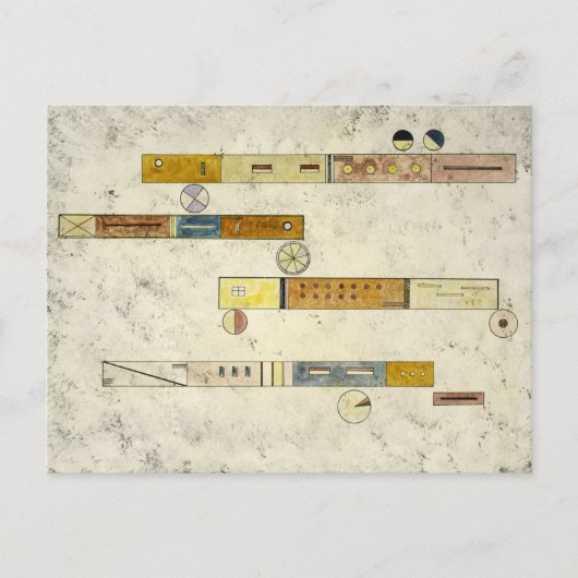 Carte Postale L'un après l'autre, 1933 de Wassily Kandinsky (Devant)