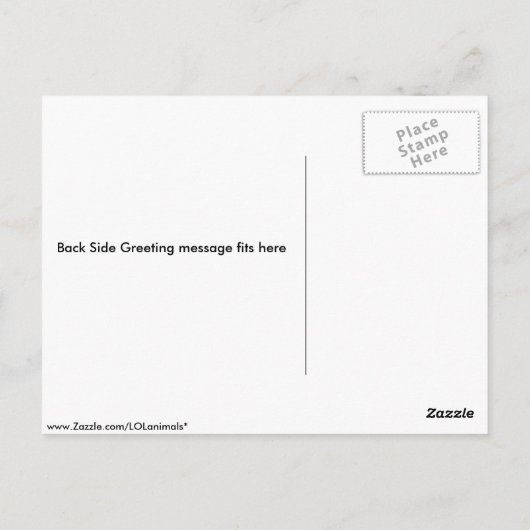 Carte Postale Lun commun (Dos)