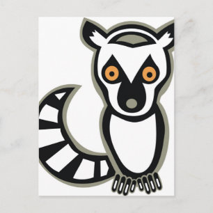 Carte Postale LUNA le LEMUR