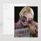 Carte Postale Luna Lovegood Surplombe Les Lunettes (Devant / Derrière)