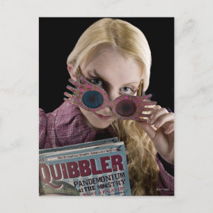 Carte Postale Luna Lovegood Surplombe Les Lunettes