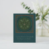 Carte Postale Luna Moth Mandala (Debout devant)