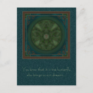 Carte Postale Luna Moth Mandala