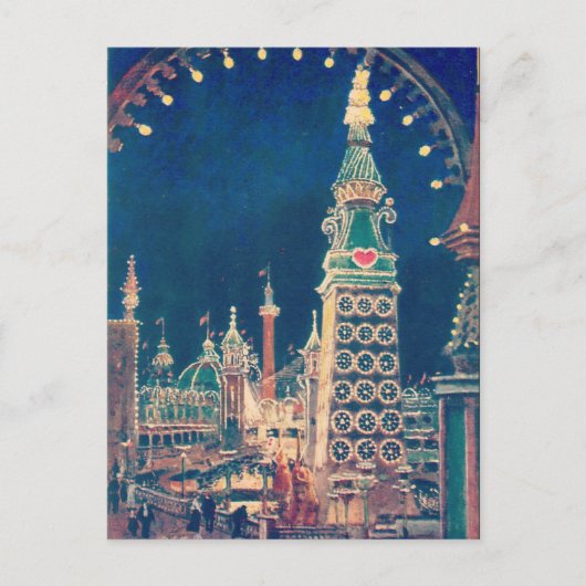 Carte Postale Luna Park Coney Island (Devant)