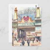 Carte Postale Luna Park New York (Devant / Derrière)
