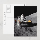 Carte Postale Lunar Rover, Apollo 17 (Devant / Derrière)