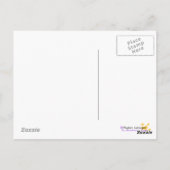 Carte postale lunatique de rivière de Violet-Lis (Dos)