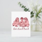 Carte Postale Lunch Bunch 50's rétro graphic (Debout devant)