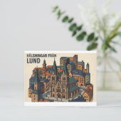 Carte postale Lund Suède (Debout devant)