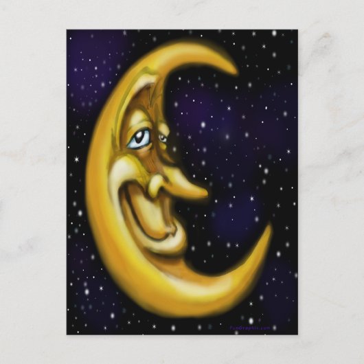 Carte Postale Lune (Devant)