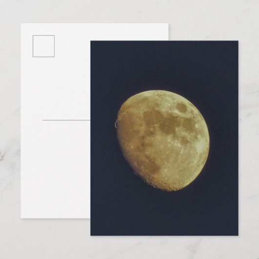 Carte Postale Lune (Devant / Derrière)
