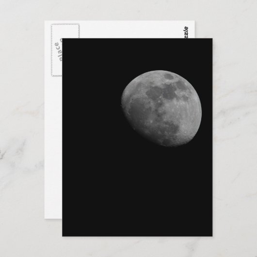 Carte Postale Lune (Devant / Derrière)