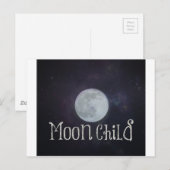 Carte Postale Lune (Devant / Derrière)