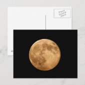 Carte Postale Lune (Devant / Derrière)