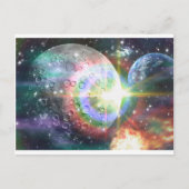 Carte Postale lune arc (Devant)