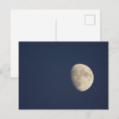 Carte Postale Lune au début de la soirée (Devant / Derrière)