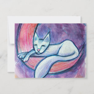Carte Postale Lune blanche
