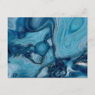 Carte Postale Lune bleue