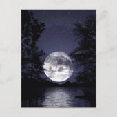 Carte Postale Lune bleue (Devant)