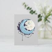 Carte Postale Lune bleue (Debout devant)