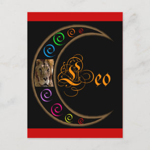 Carte Postale Lune Celestrial Leo