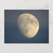 Carte Postale Lune dans une nuit nuageuse (Devant)