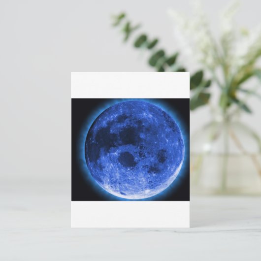 Carte Postale lune de blu (Debout devant)
