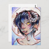 Carte Postale Lune de changement (Devant / Derrière)